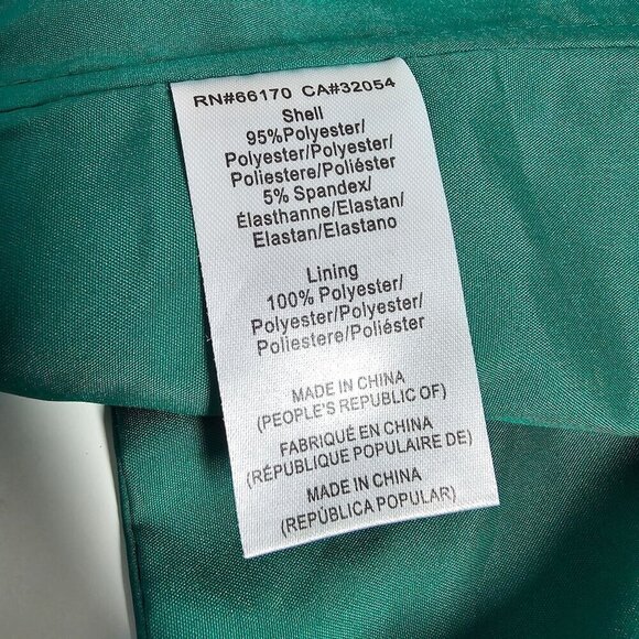 Hutch Polka Dots Strapless Pleated Blouse Back Zip Tie Back Stretch Womens 6 NWT - Picture 6 of 16